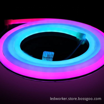 Custom RGB LED Neon Flex Strip Lights - 5V/12V Silicone Tape Rope Luminescent Tubes